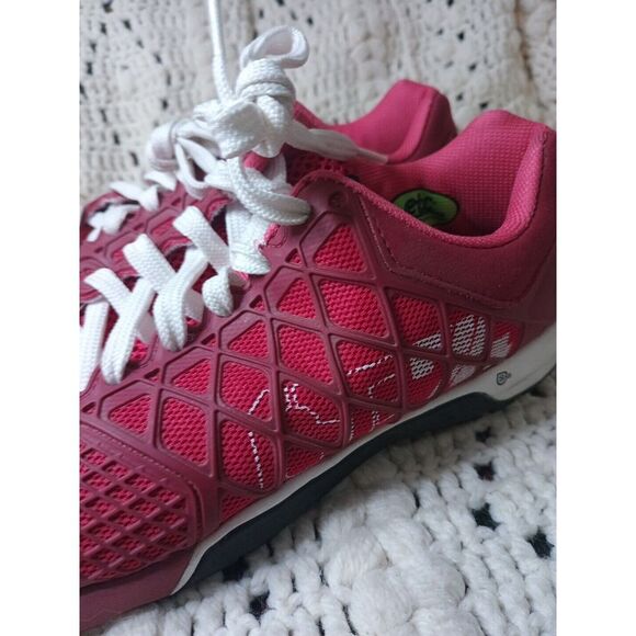 Reebok Womens Shoes Crossfit Maroon Sz‎ 7 M Athletic Sneaker Pre Owned Clean Gym - Picture 13 of 14